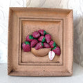 Three-Dimensional Wall Art: Red Strawberries
