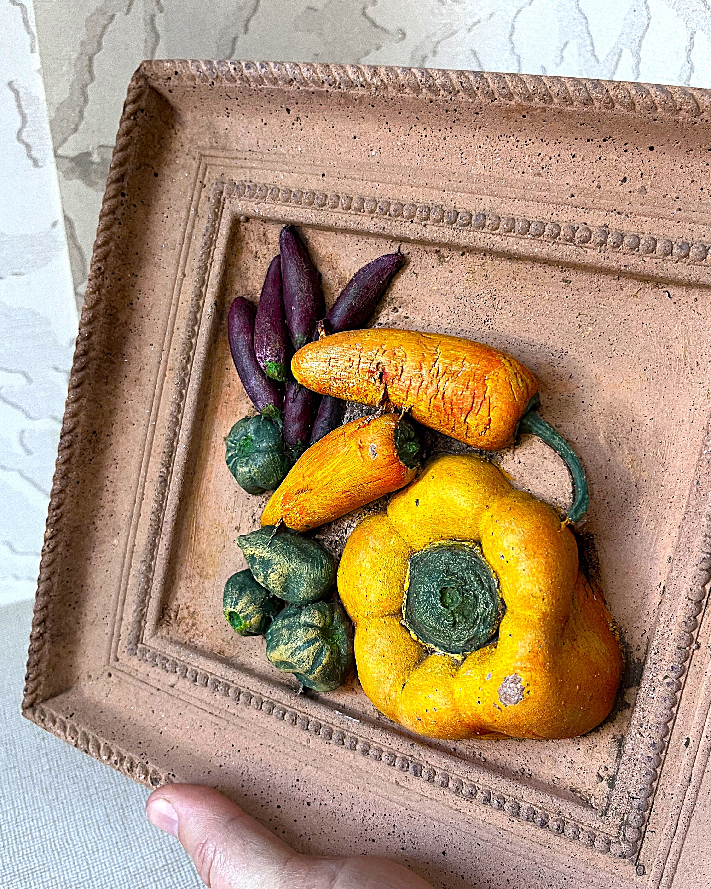Three-Dimensional Wall Art: Harvest Vegetables