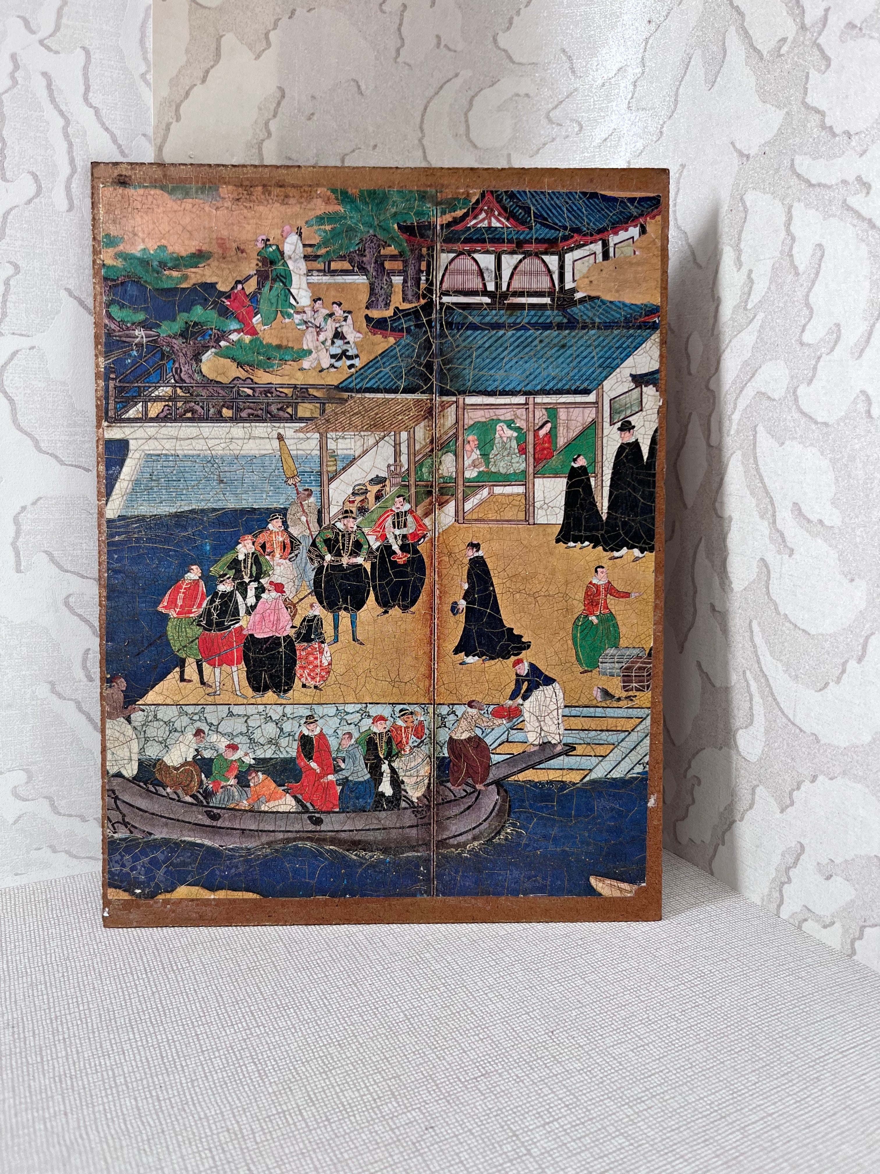 Wall Art: Japanese Nanban Art Set, 6