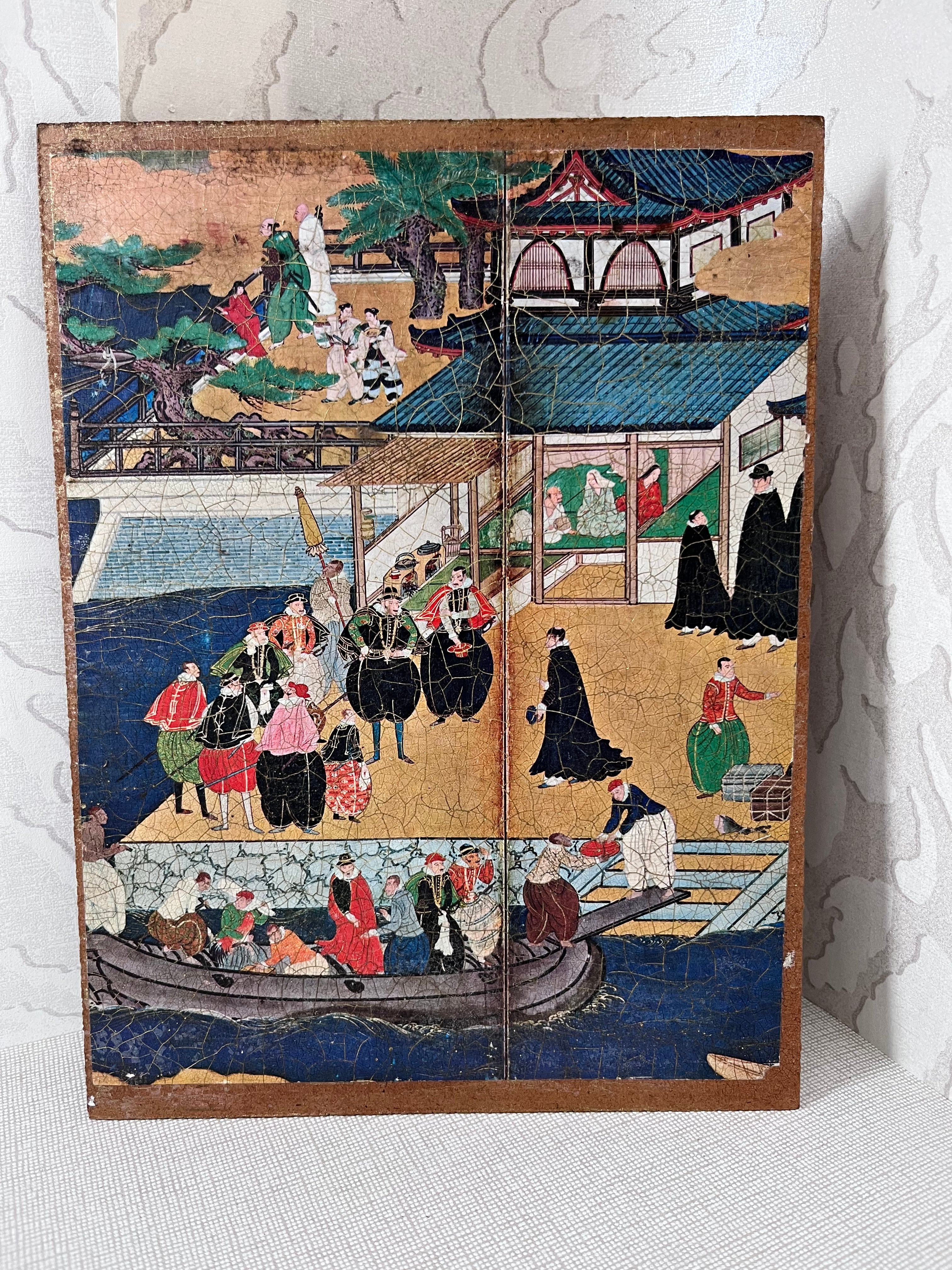 Wall Art: Japanese Nanban Art Set, 6