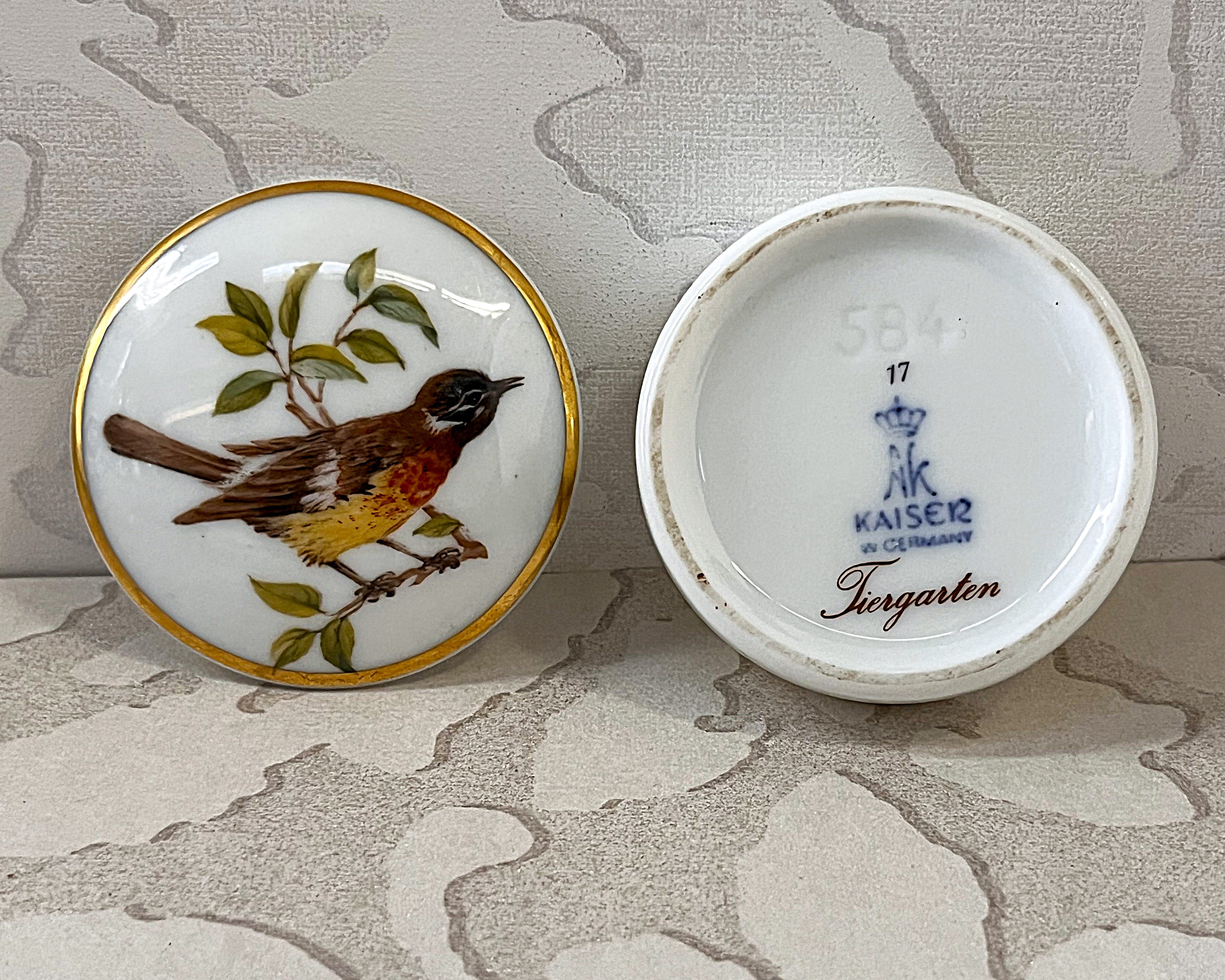 Trinkets: Kaiser Trinket Box Songbird Design