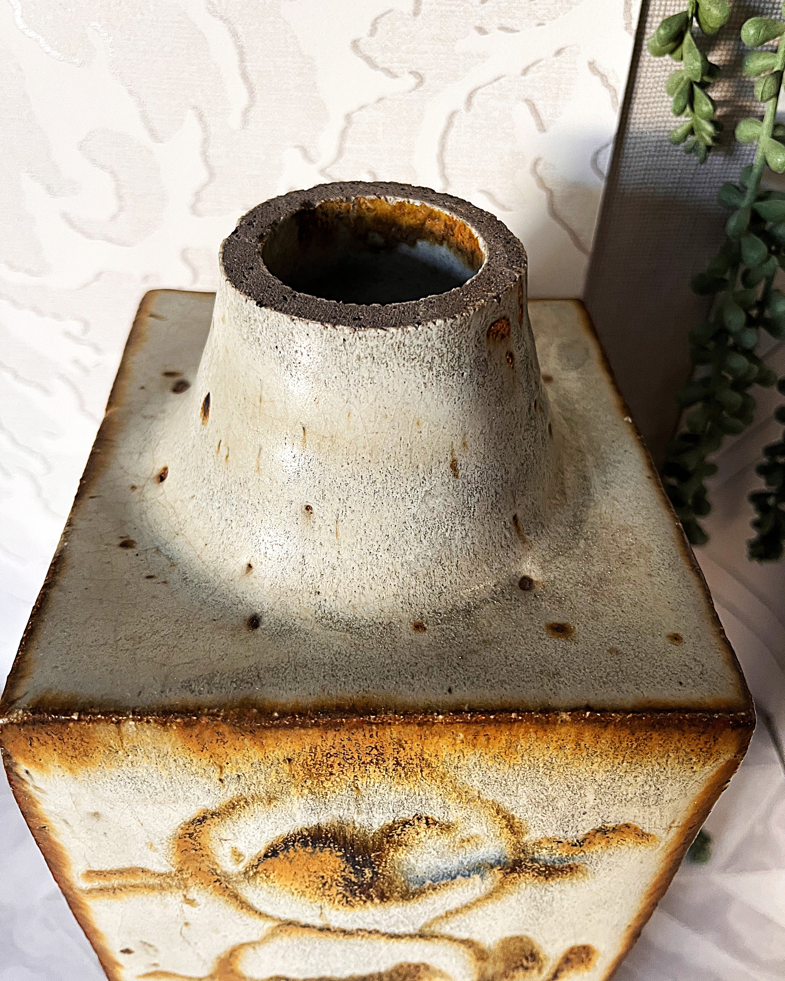 Master Potter: Tim Morris - Pottery Slab Vase