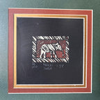 South African Art: Nikki Swan Ethnic Rock Art Collection, Trio (1998)