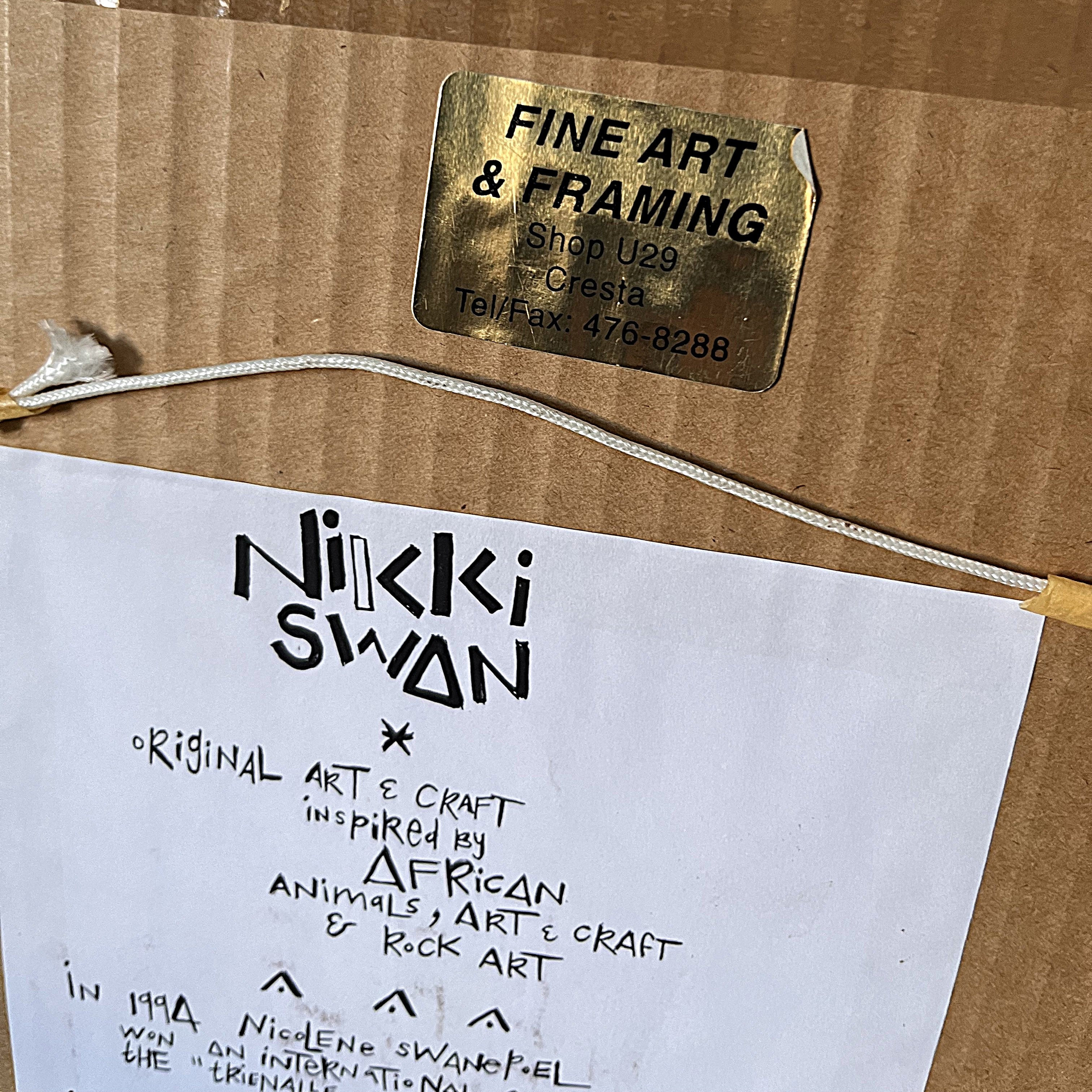 Wall Art: Ethnic Rock Art Collection by Nikki Swan, Trio