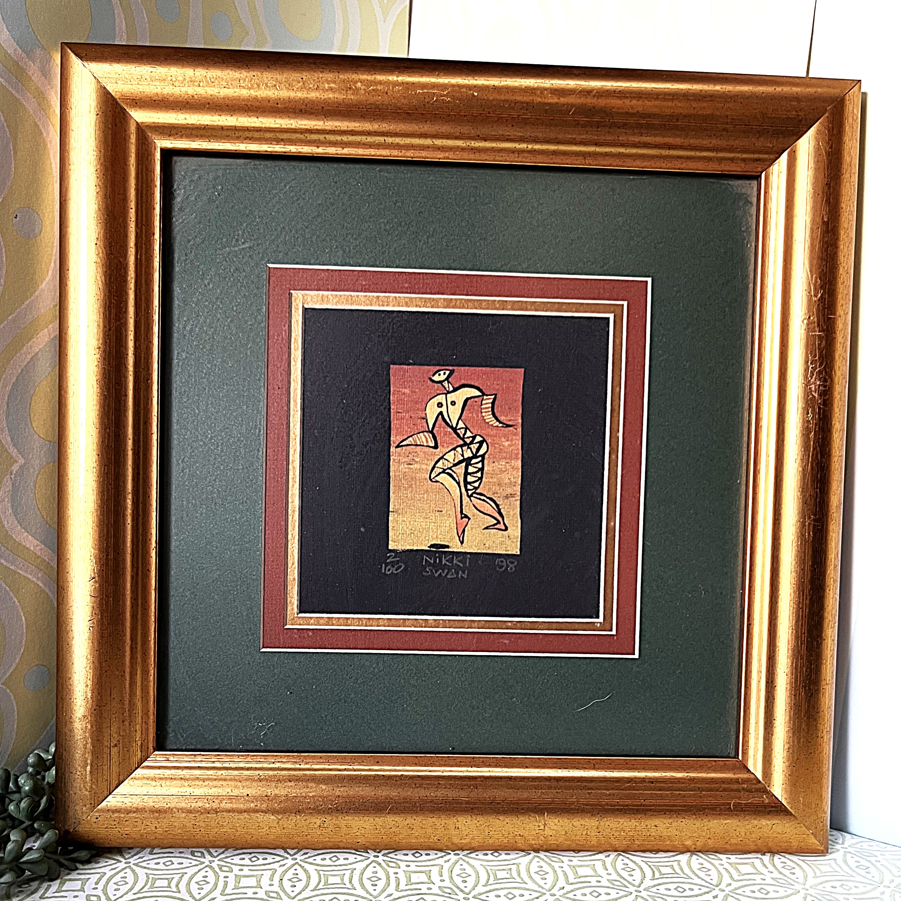 Wall Art: Ethnic Rock Art Collection by Nikki Swan, Trio