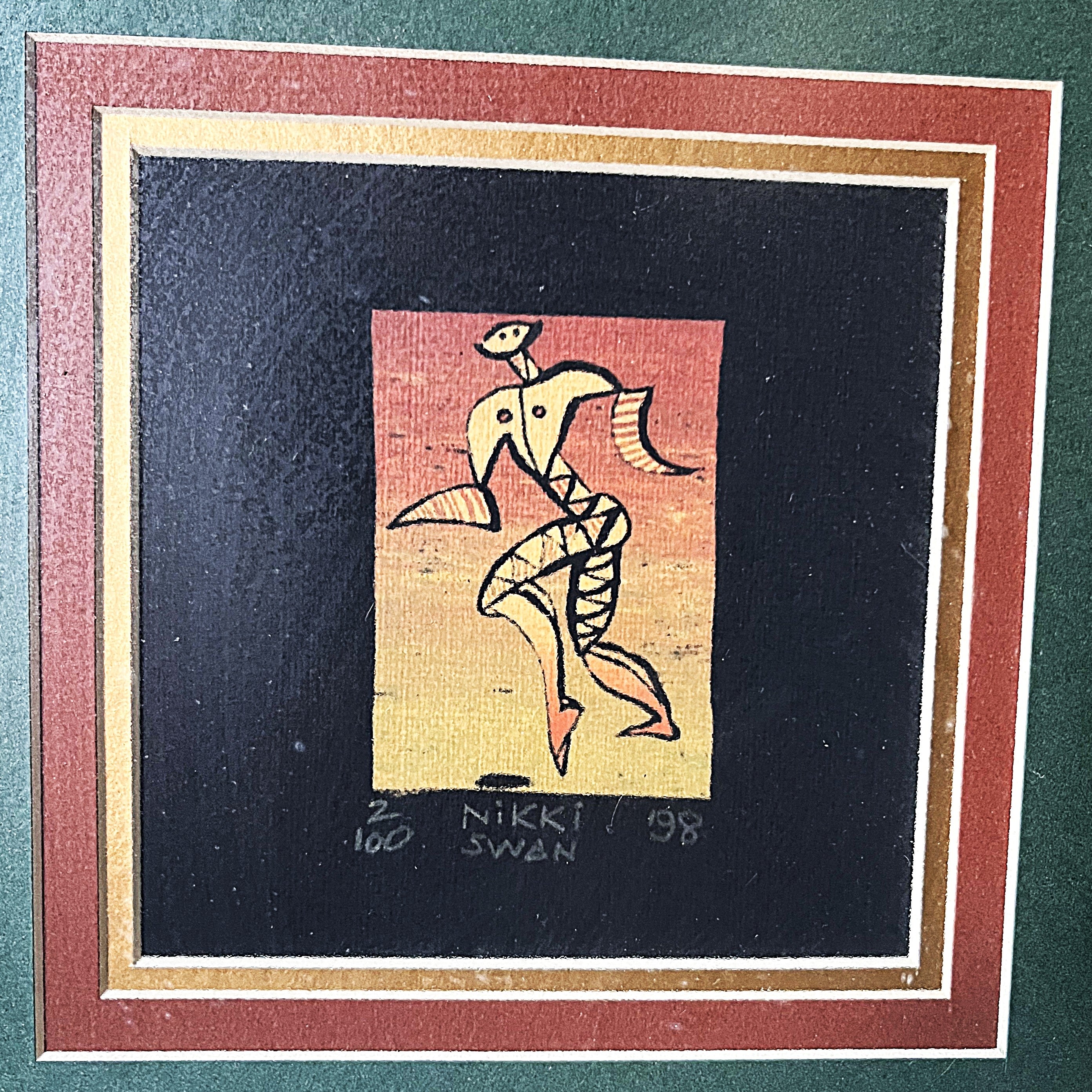 Wall Art: Ethnic Rock Art Collection by Nikki Swan, Trio