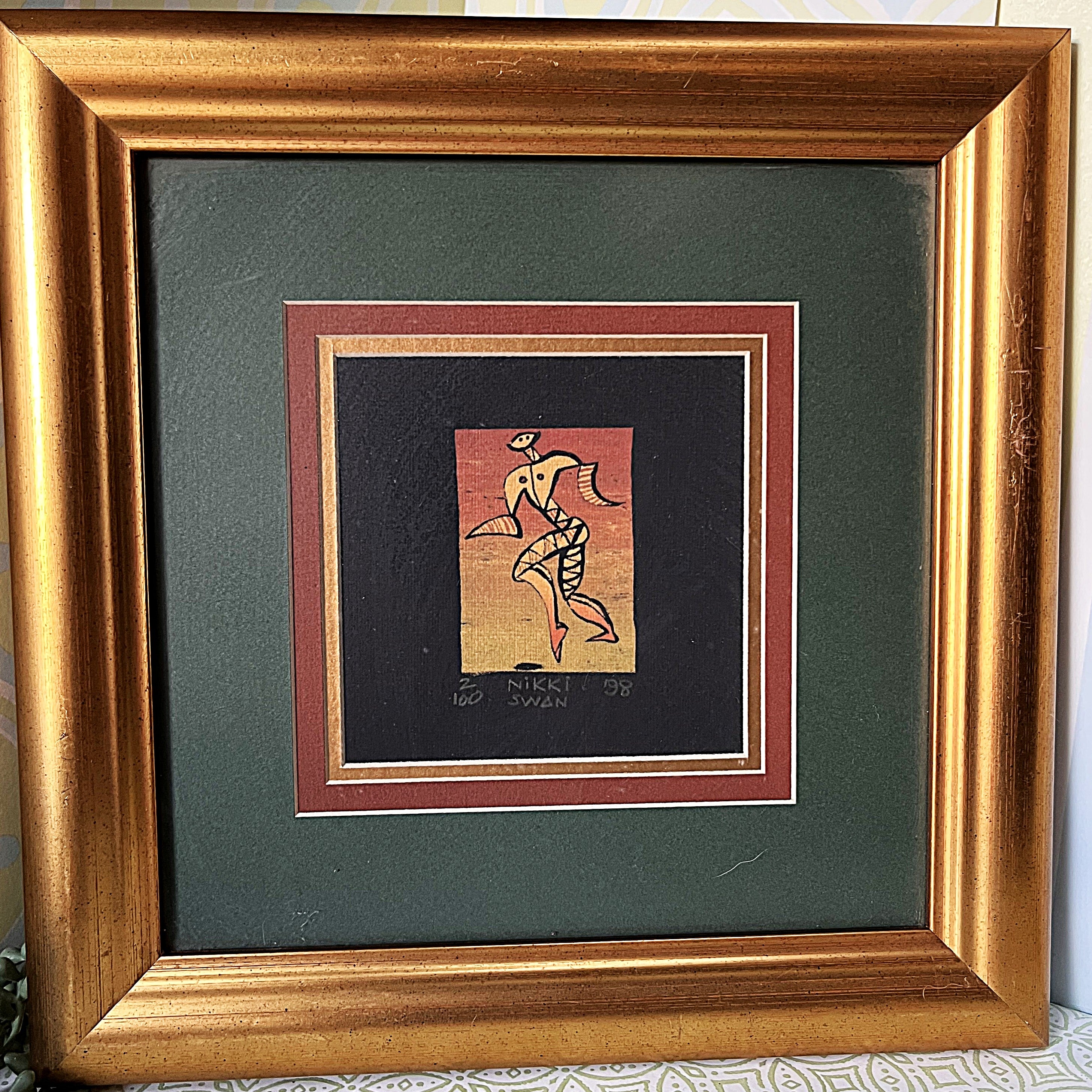 Wall Art: Ethnic Rock Art Collection by Nikki Swan, Trio