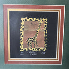 South African Art: Nikki Swan Ethnic Rock Art Collection, Trio (1998)