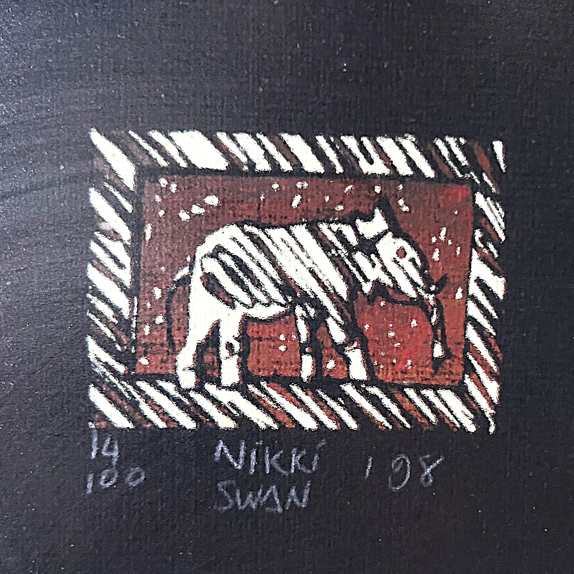 Wall Art: Ethnic Rock Art Collection by Nikki Swan, Trio