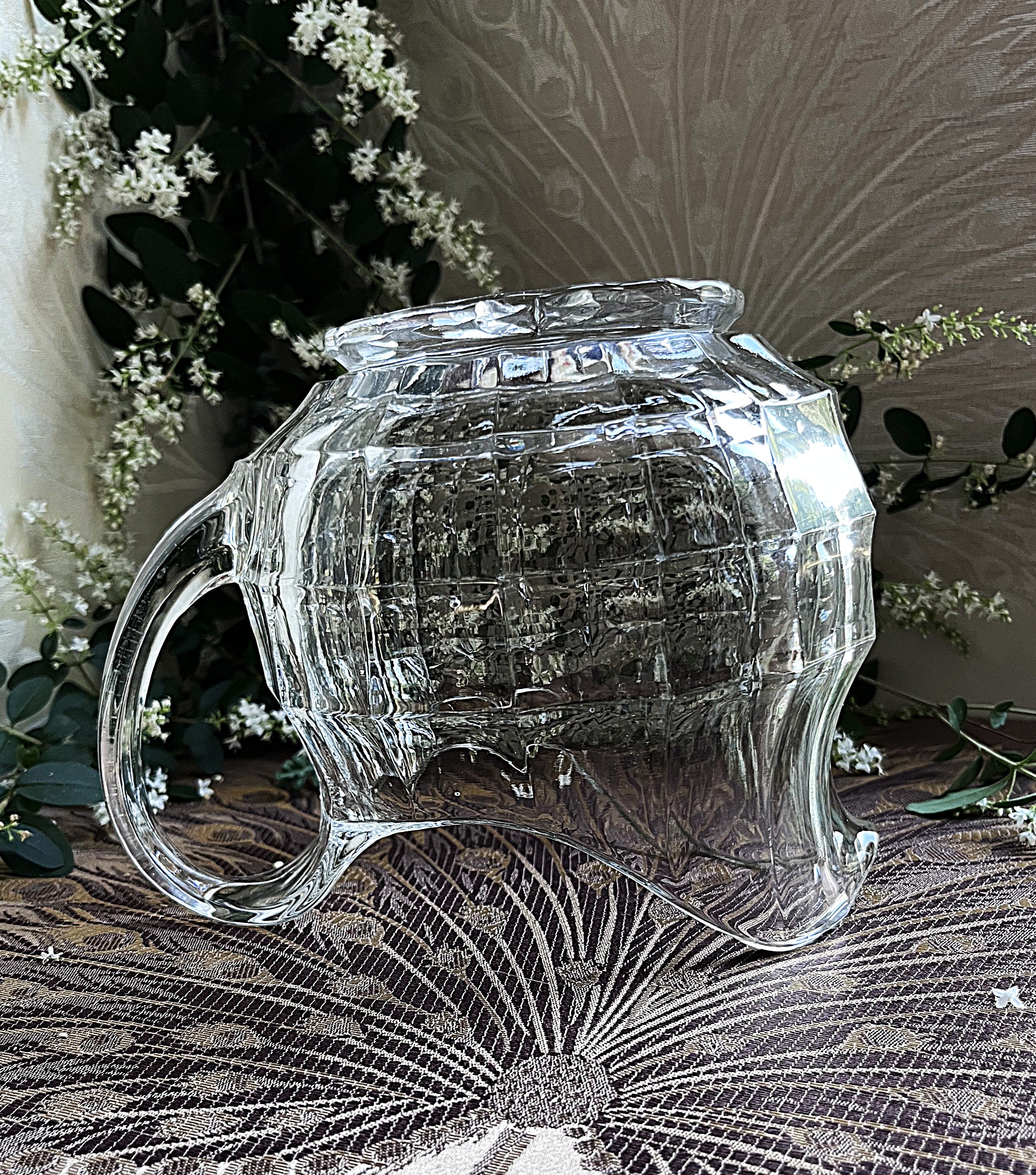 Glass Pitcher: Art Deco Edwardian Pitcher, Davidson Glass