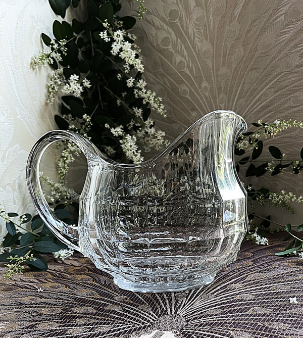Glass Pitcher: Art Deco Edwardian Pitcher, Davidson Glass