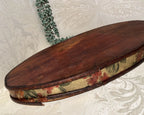 Trays: Antique Victorian Gilt Tôleware Oval Gallery Serving Trays, 2