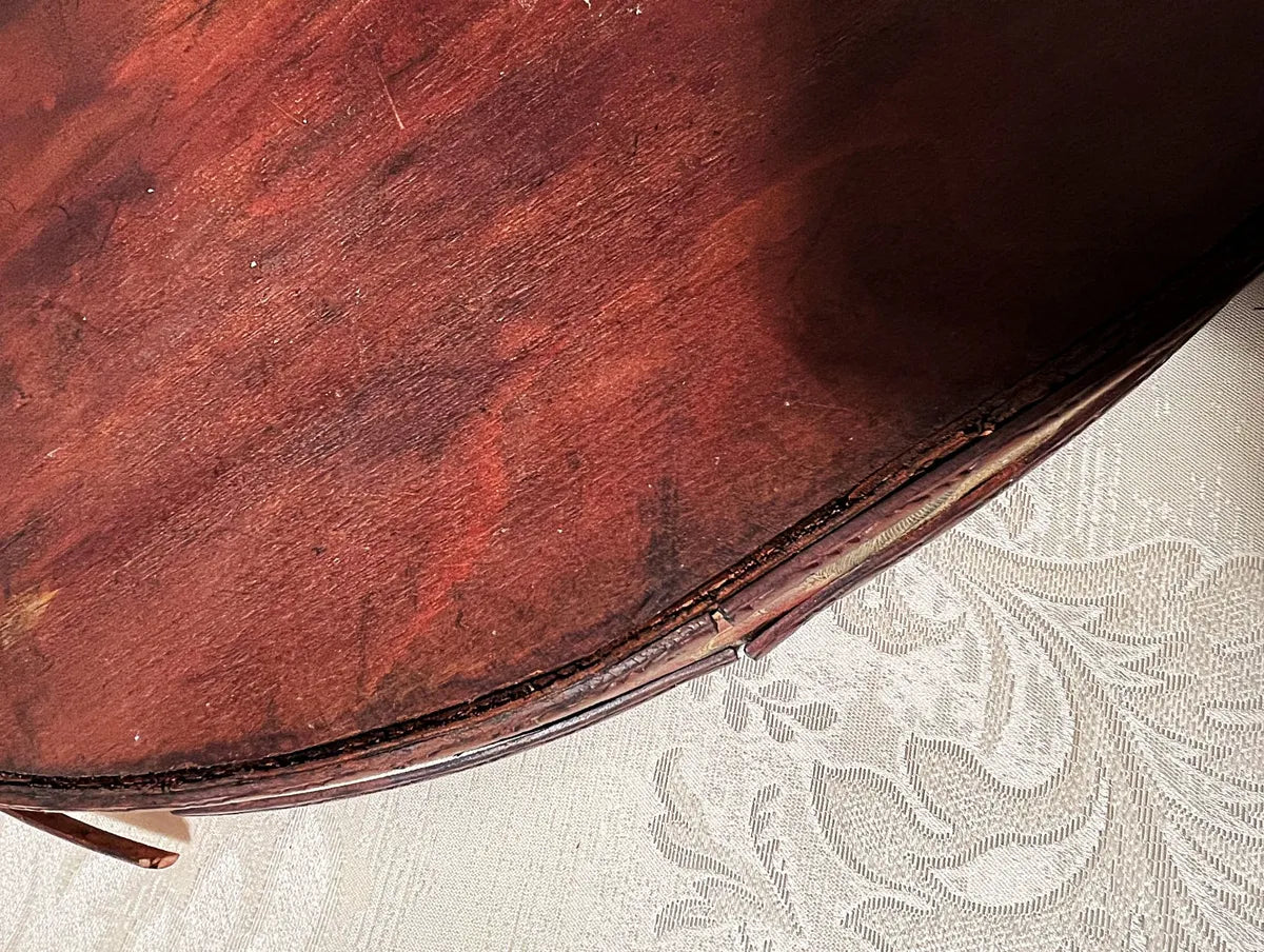 Trays: Antique Victorian Gilt Tôleware Oval Gallery Serving Trays, 2