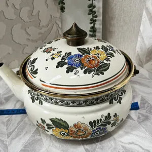 Enamel: ASTA "Old Amsterdam” Enamel Tea Kettle