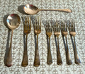 Cutlery: Cooper Brothers Fiddle-Back Plated Set, 8
