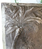 Three-Dimensional Wall Art: Antique WMF Jugendstil Orientalist Camel Bas-Relief Plaque, c.1900