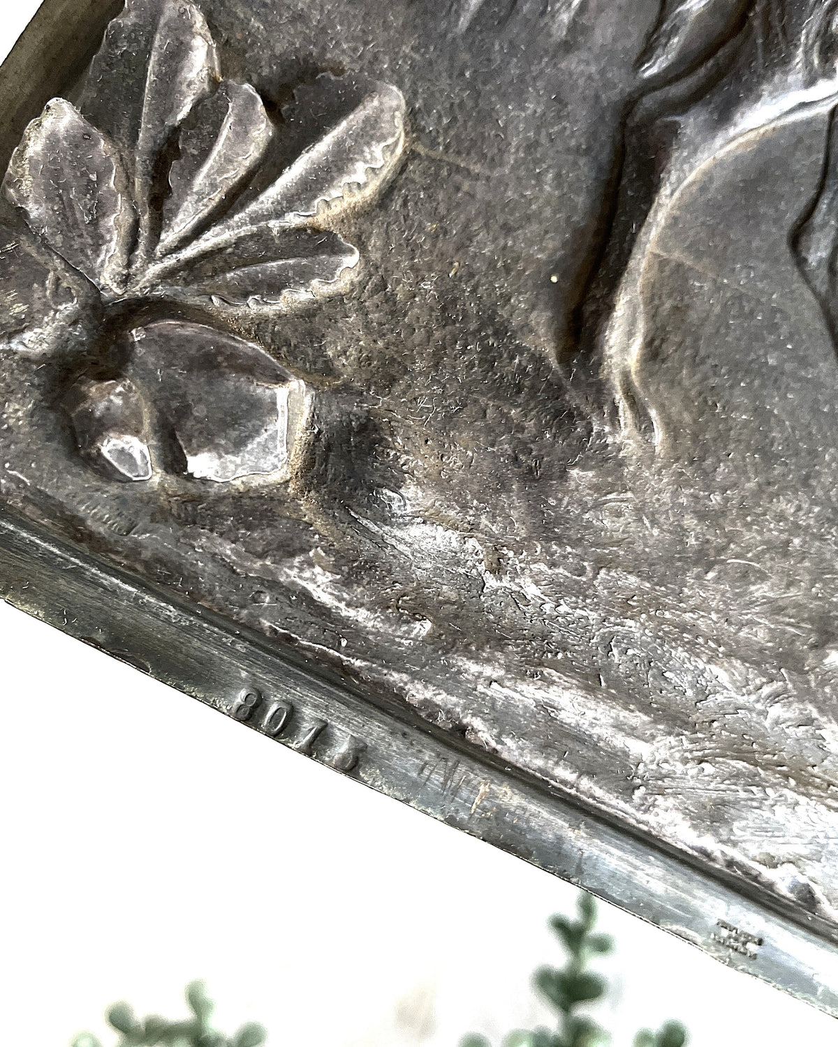 Three-Dimensional Wall Art: Antique WMF Jugendstil Orientalist Camel Bas-Relief Plaque, c.1900