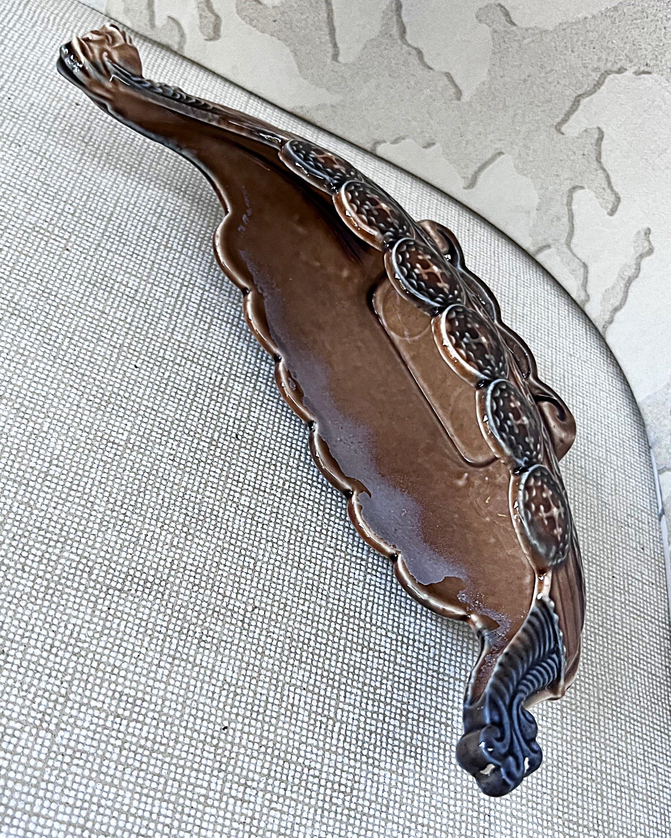 Mantel Vases: Wade Porcelain Viking Longboat Mantel Vase
