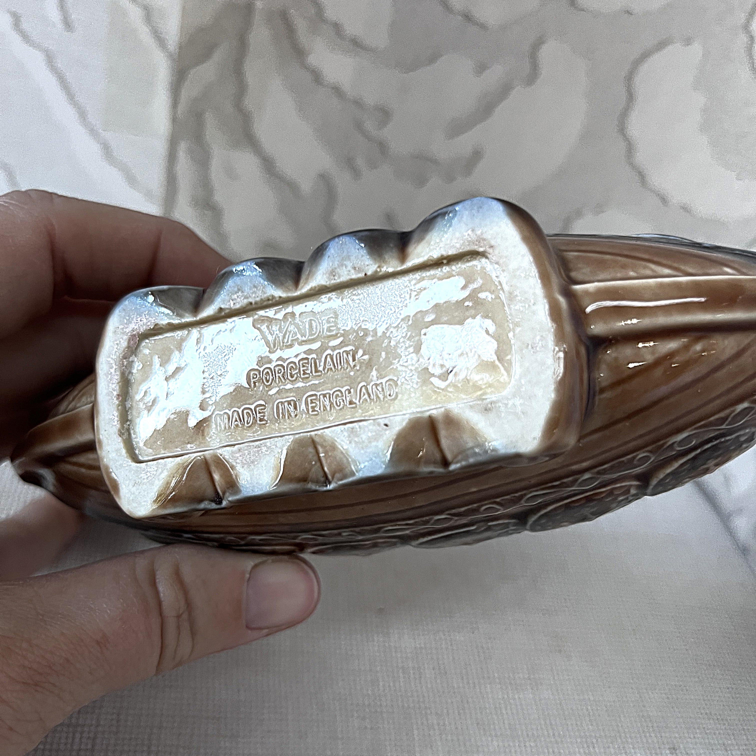 Mantel Vases: Wade Porcelain Viking Longboat Mantel Vase