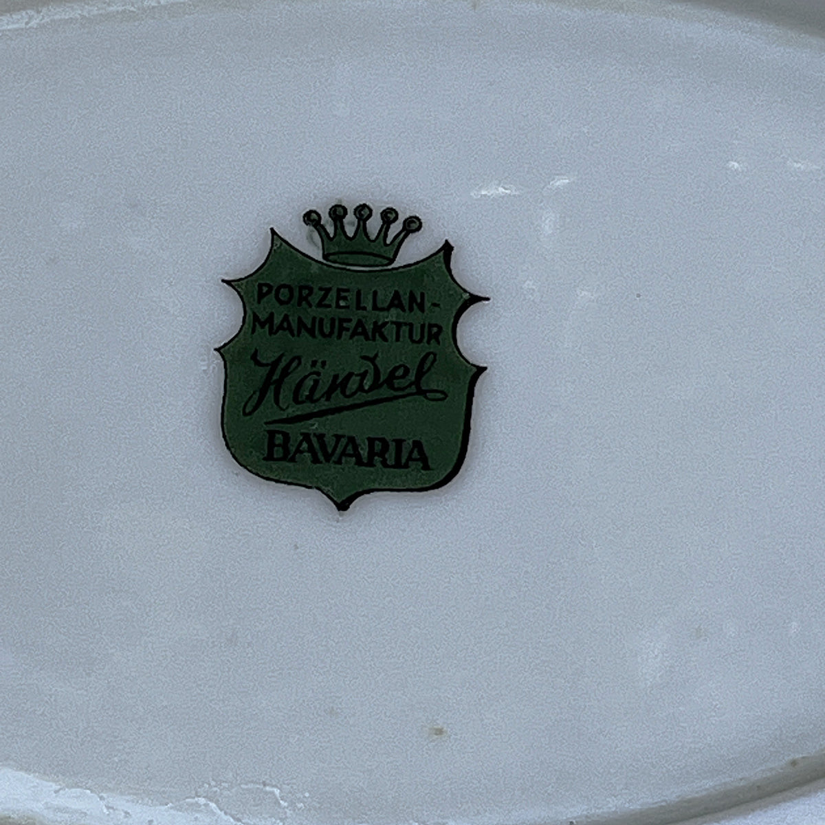 Dinnerware: Porzellan-Manufaktur Händel Bavaria Oval Fish & Dragonfly Serving Platter