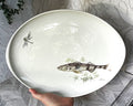 Dinnerware: Porzellan-Manufaktur Händel Bavaria Oval Fish & Dragonfly Serving Platter